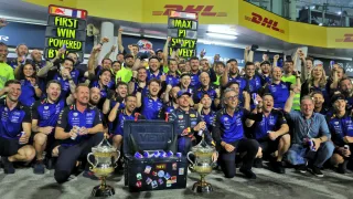 Laurent Mekies targets ‘fight for the podium’ but warns Mercedes remains benchmark