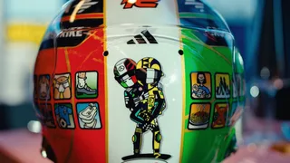 F1 | Un Antonelli alla Valentino Rossi: ecco il casco che Kimi userà a Monza per il GP d'Italia