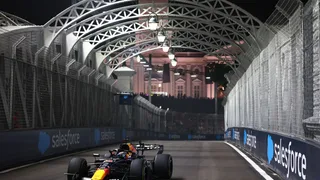 F1 Singapore GP: Verstappen storms to sprint pole with Antonelli only seventh
