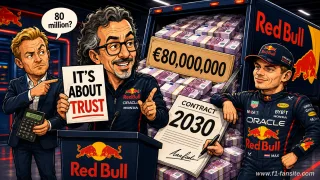 Red Bull stays quiet on Verstappen's new 80 million deal