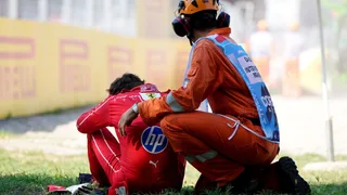 Leclerc needs further health checks after heavy Italian GP crash