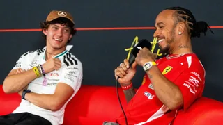 Lewis Hamilton jokes Kimi Antonelli should ‘slow down’ as F1 title looms