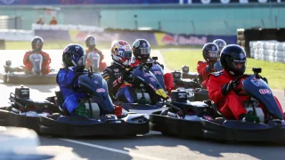 Max vs 100: What had Max Verstappen “a little bit worried” before beating 100 amateur karters