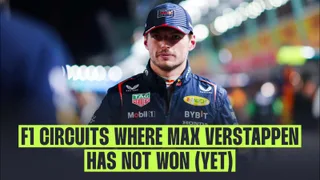 The seven F1 race tracks Max Verstappen has never won at
