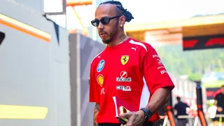 Lewis Hamilton welcomes new puppy Halo during F1 summer break