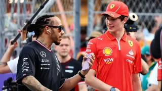 Ollie Bearman admits Lewis Hamilton’s F1 resurgence “not ideal” for his career