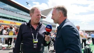 Christian Horner to Ferrari rumours debunked after Martin Brundle phone call