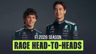 F1 2026: Head-to-head race statistics between teammates