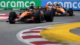 I had a right to go for gap on Piastri - Norris