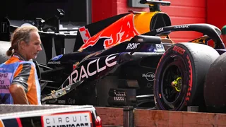 Verstappen: “Ho visto una chiazza asciutta e ho provato a sfruttarla per prendere velocità”