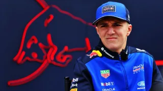 Wrist injury keeps Isack Hadjar out of F1 Spanish GP as Liam Lawson continues at Red Bull
