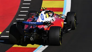 La novità sulla sospensione posteriore Ferrari SF-26 vista nel venerdì del Madring