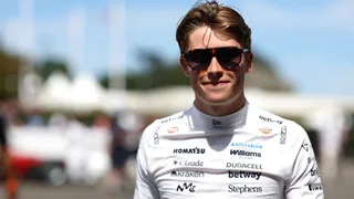 Luke Browning al volante della Williams nelle FP1 di Monza