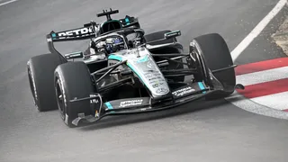 Russell beats Leclerc and Norris in sole Singapore GP practice