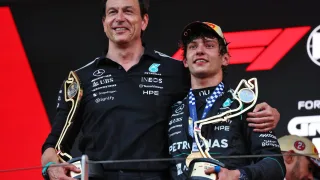 Toto Wolff issues caution as Kimi Antonelli nears historic F1 title