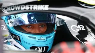 George Russell outlines "tough" battle to keep Lewis Hamilton off the Dutch GP podium
