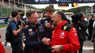 Christian Horner "not the right man" for Ferrari as Fred Vasseur likened to team legend