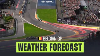 Belgian Grand Prix weather: What is the risk of rain this weekend?