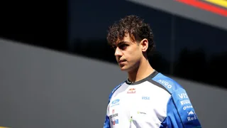 Arvid Lindblad donates Belgian GP helmet raising £60,000 for Will MacIntyre's iMRI campaign