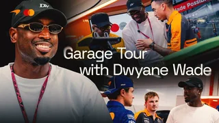 NBA Legend Dwyane Wade Tours McLaren's Garage