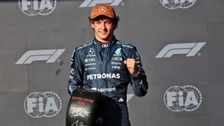 Kimi Antonelli jokes about “unexpected” F1 US GP pole position