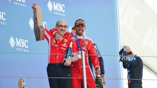 Lewis Hamilton heaps praise on his ‘Italian Bono’ amid Ferrari rejuvenation