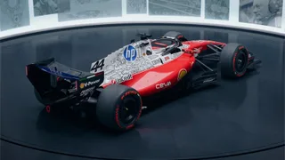 Ferrari unveils special US GP livery with striking blueprint-inspired design