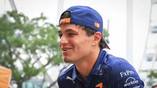 F1 Worlc Champion Lando Norris Drives the McLaren W1