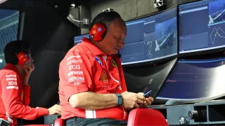 Fred Vasseur issues ‘don’t blame Ferrari’ plea after Lewis Hamilton pit error