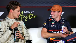 Max Verstappen makes George Russell ‘exaggeration’ joke after Mercedes cost cap predicament