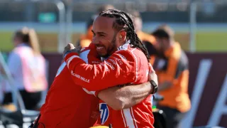 "He’s going to win at anything he does" F1 champion hails Lewis Hamilton's Ferrari progress