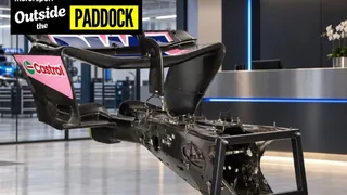Alpine's 2024 F1 car has been turned into the ultimate collector's display