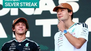George Russell's tongue-in-cheek Kimi Antonelli F1 title threat: "Get you arrested"
