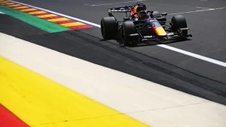 Max Verstappen heads Ferraris in opening F1 Belgian GP practice with Mercedes off pace
